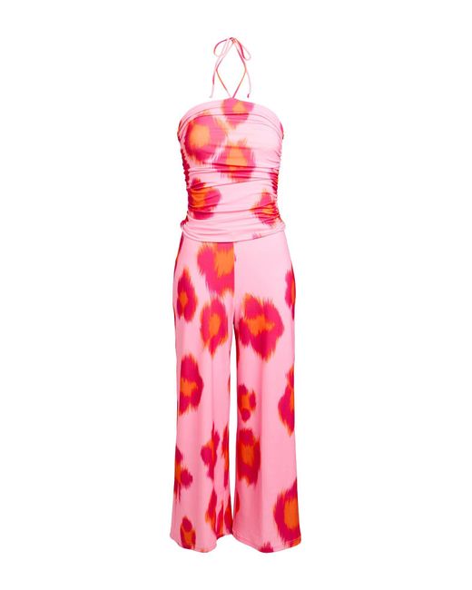 Essentiel Antwerp Pink Jumpsuit Polyester, Elastane
