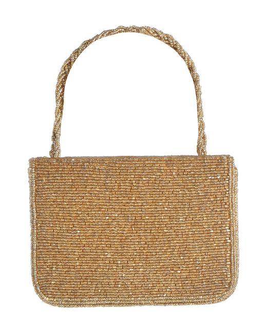 Staud Brown Handbag Textile Fibers