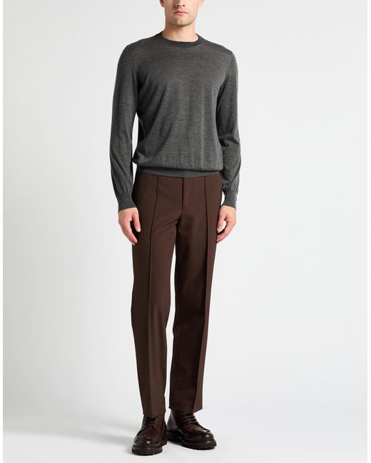 Brunello Cucinelli Gray Sweater Cashmere, Silk for men