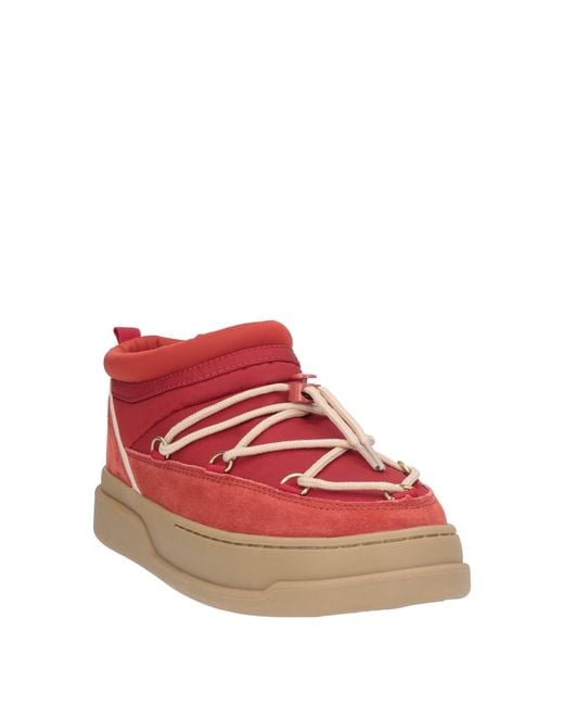 Colors Of California Red Ankle Boots