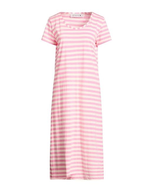 Shirtaporter Pink Midi Dresses