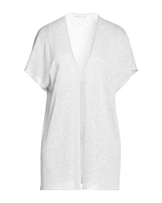 Le Tricot Perugia White Cardigan