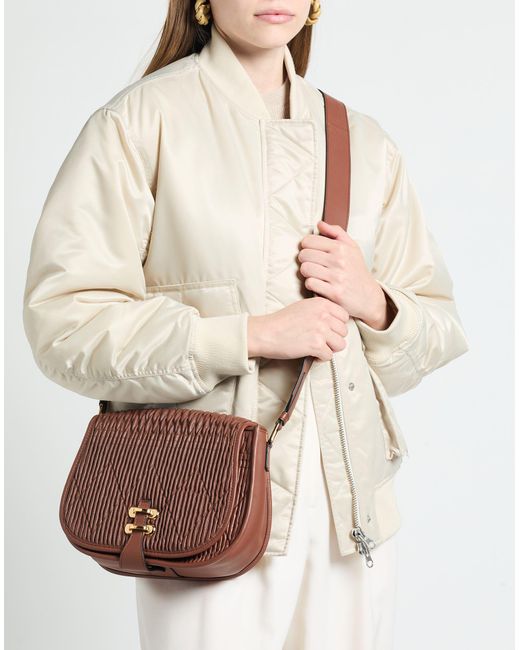 Alberta Ferretti Brown Cross-Body Bag