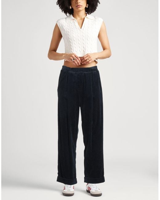 Caractere Blue Pants Cotton, Modal, Elastane