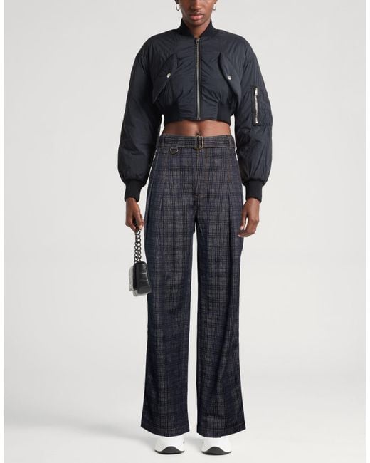 Burberry Blue Jeans Cotton, Lambskin