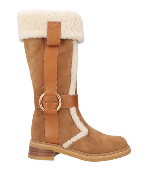 See By Chloé Brown Boots
