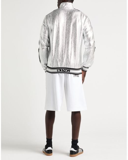 Dolce & Gabbana Gray Jacket Cotton, Polyester, Silk, Elastane for men