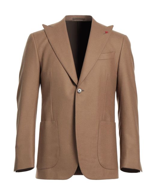 Isaia Brown Blazer for men
