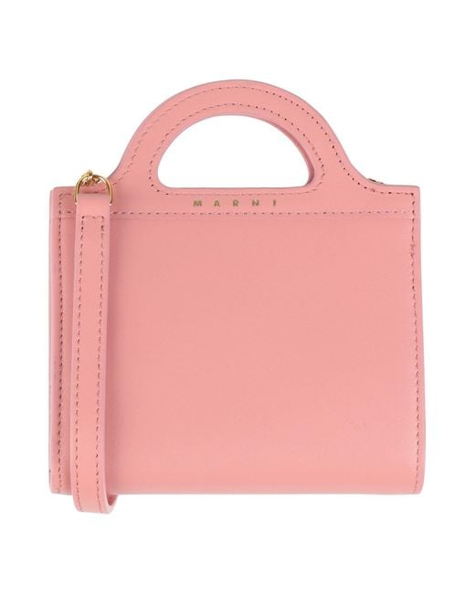 Marni Pink Crossbody Wallet