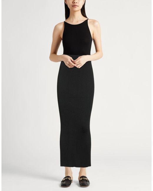 Jil Sander Black Maxi Skirt