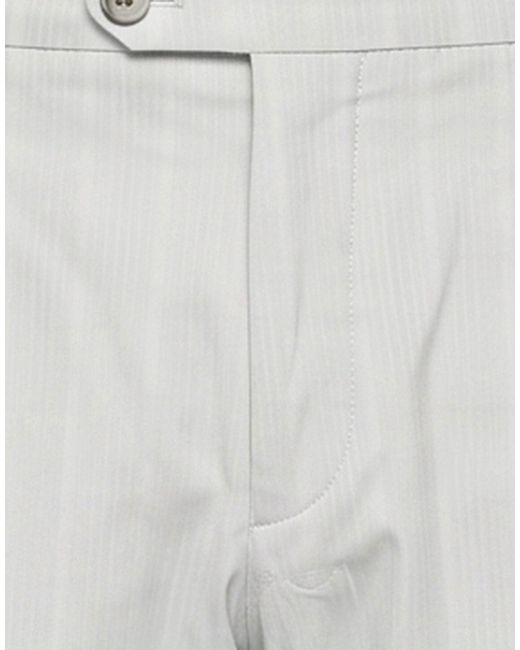 Michael Coal Gray Light Pants Cotton, Elastane for men