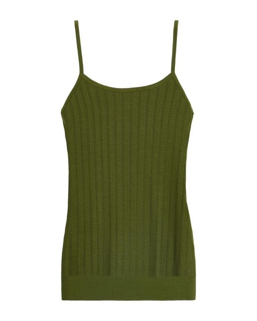 Majestic Filatures Green Military Top Lyocell