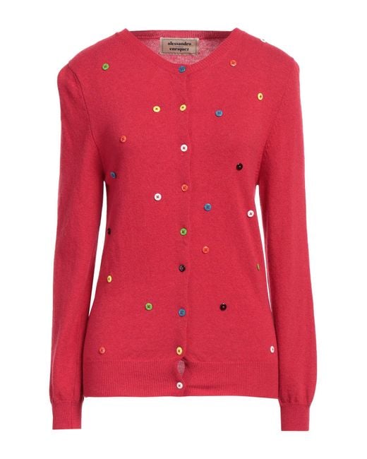 Cardigan ALESSANDRO ENRIQUEZ en coloris Red