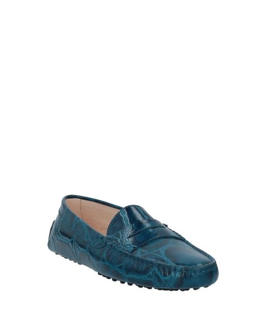 Tod's Blue Loafers