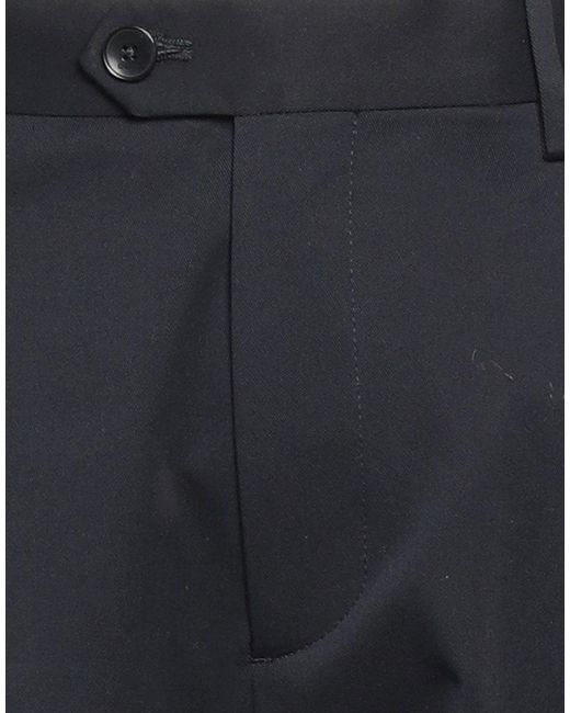 Etro Blue Pants Cotton, Elastane for men