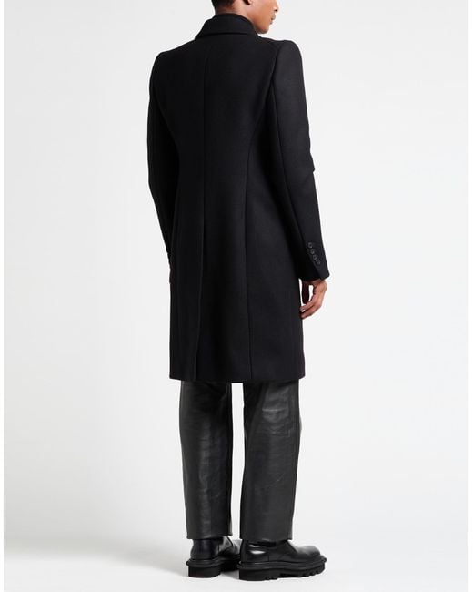 Ann Demeulemeester Black Coat Wool for men