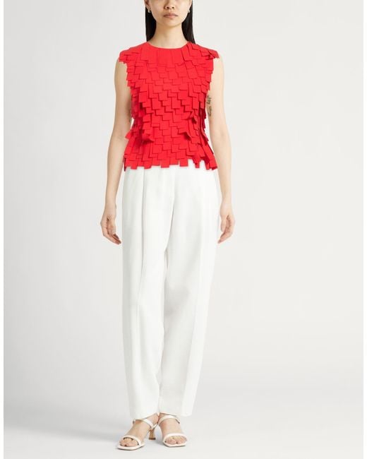 A.W.A.K.E. MODE Red Top Polyester, Polyurethane