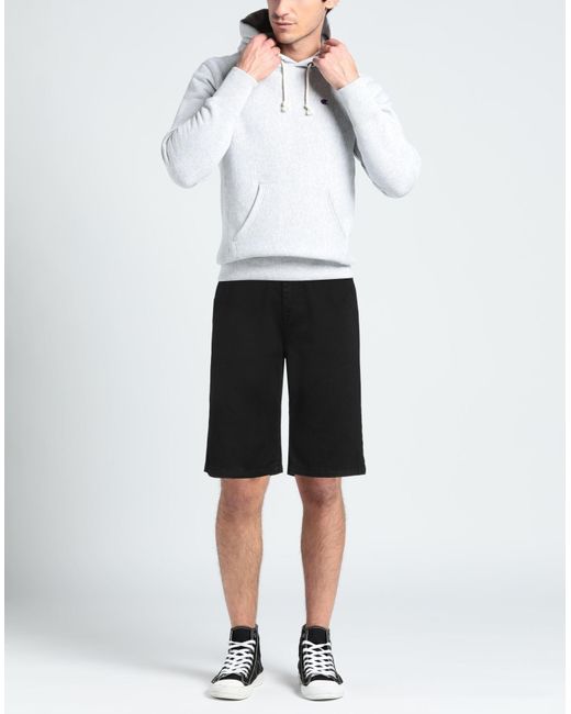 POLAR SKATE Black Shorts & Bermuda Shorts Cotton for men