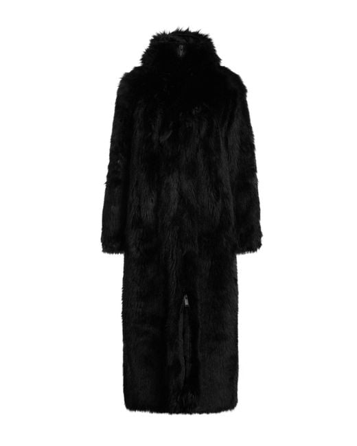 Heron Preston Black Shearling & Teddy