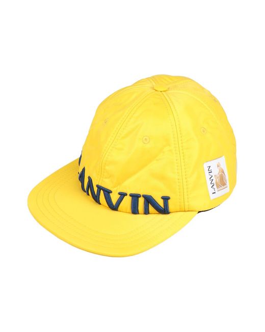 Lanvin Yellow Hat for men