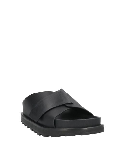 Jil Sander Gray Sandals Cowhide