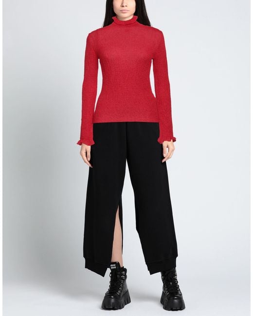 Ferragamo Red Turtleneck