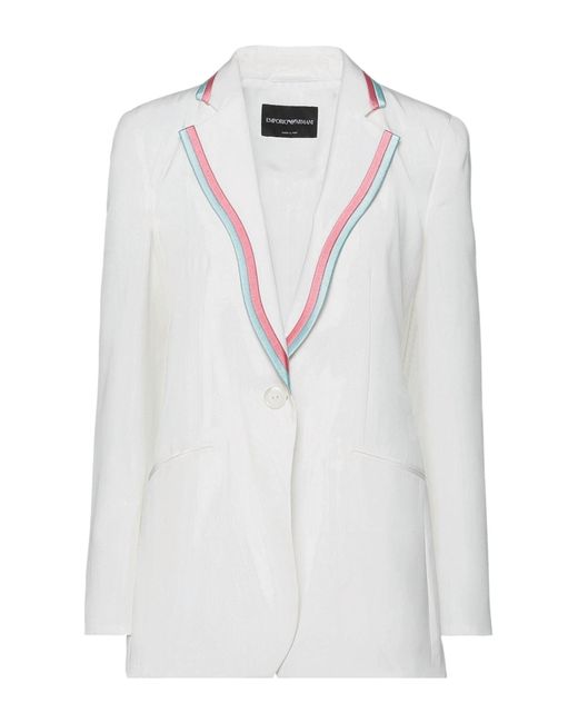 white armani suit