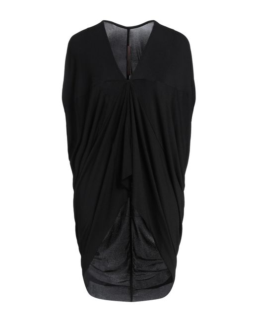 Rick Owens Black Top Viscose, Polyamide, Elastane