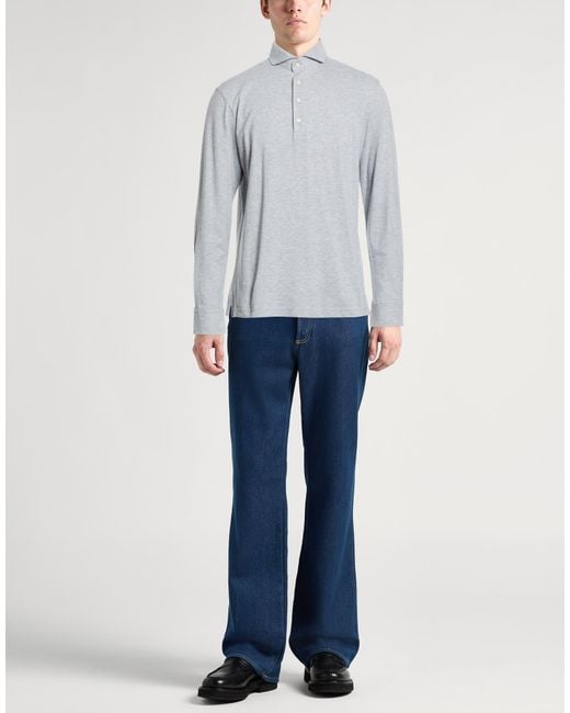 Polo Hackett de hombre de color Gray