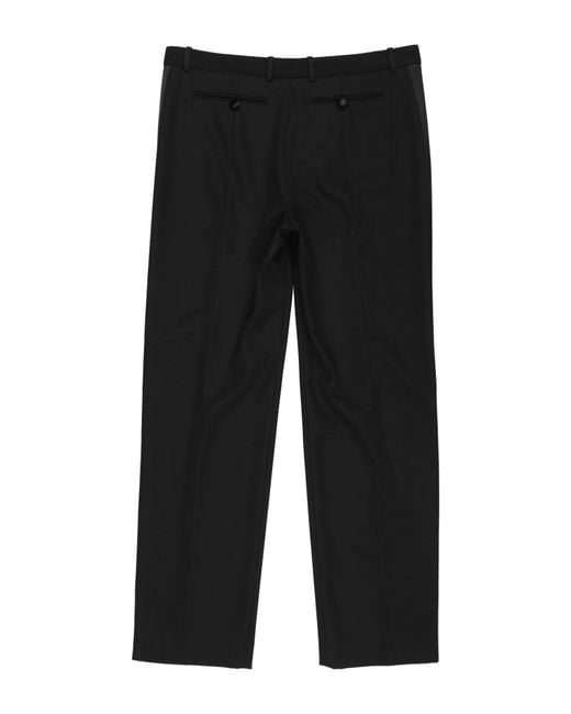Versace Black Pants Virgin Wool, Cupro, Viscose