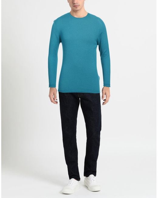 Pullover 120% Lino de hombre de color Blue