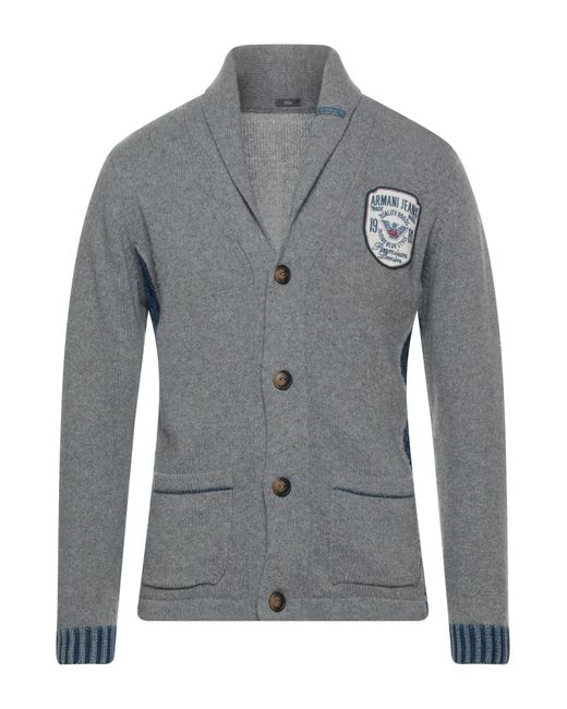 Armani Jeans Cardigan in Grey for Men 