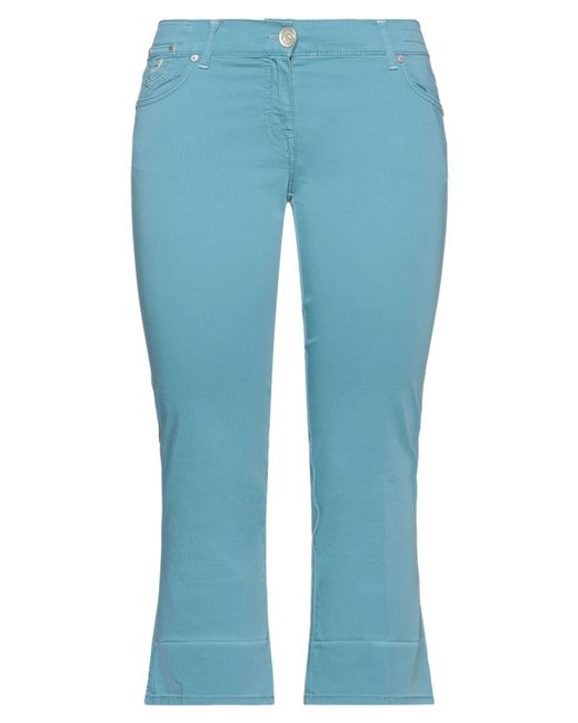 Jacob Cohen Blue Pants Cotton, Elastane