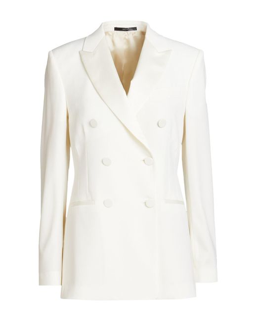 Paul Smith White Blazer Wool, Elastane