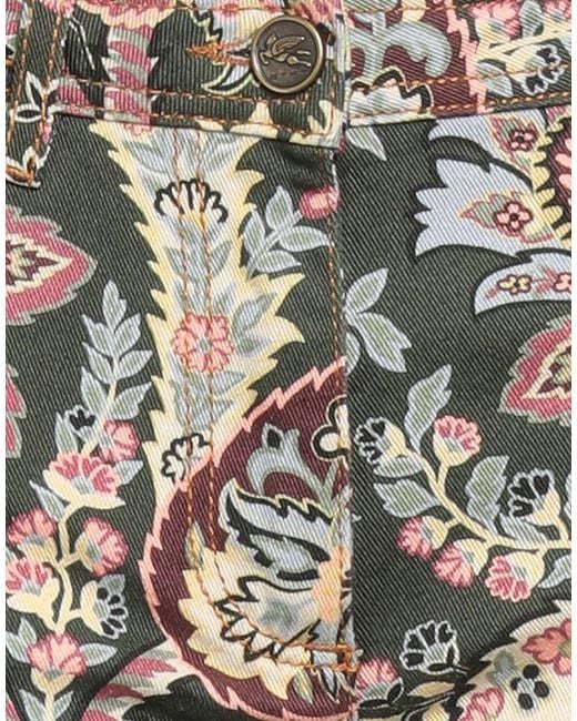 Etro Gray Jeans Cotton, Elastane