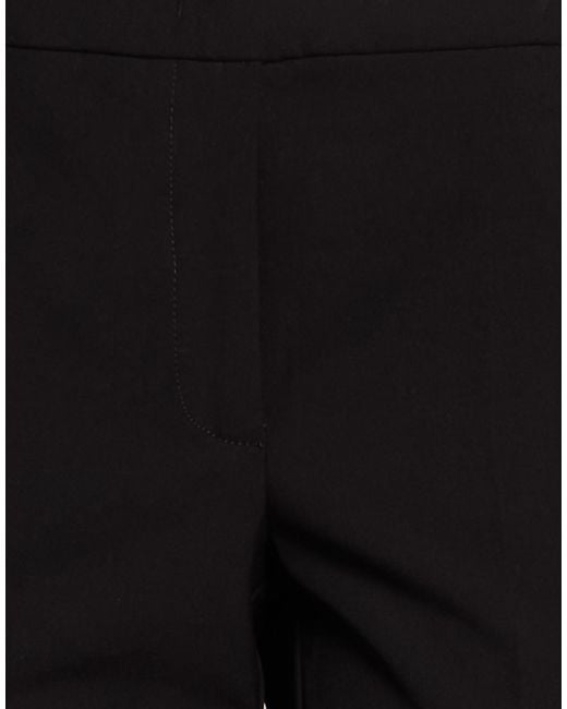 Marella Black Pants Polyester, Elastane