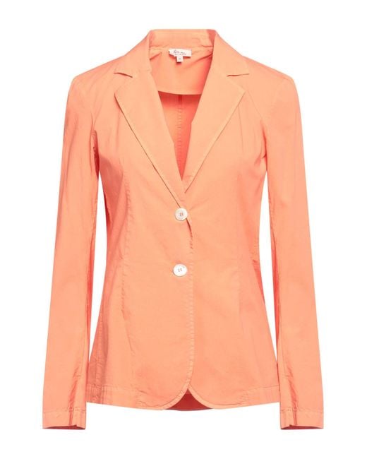 Orange shirt clearance with blazer