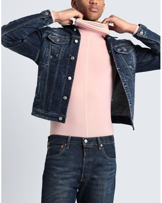 DSquared² Blue Denim Outerwear for men