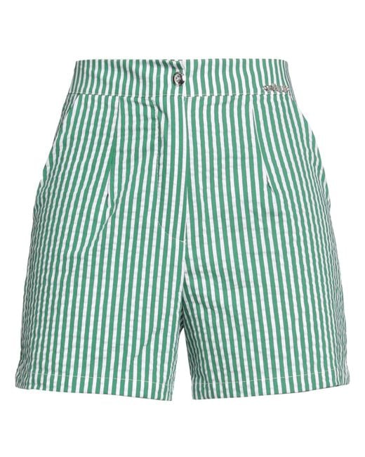 Gaelle Paris Green Shorts & Bermuda Shorts
