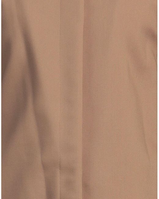 Herno Brown Camel Coat Cotton, Virgin Wool, Polyamide, Polyester