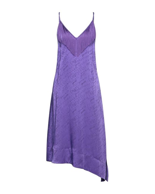 Pinko Purple Midi Dress