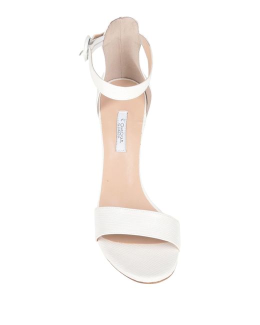 Albano White Sandals