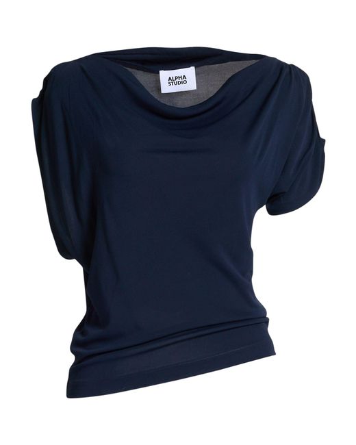 Top di Alpha Studio in Blue