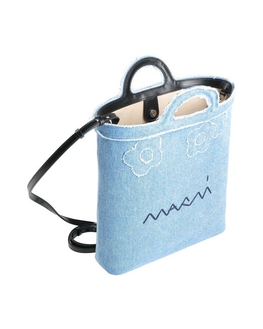 Marni Blue Slate Handbag Cotton