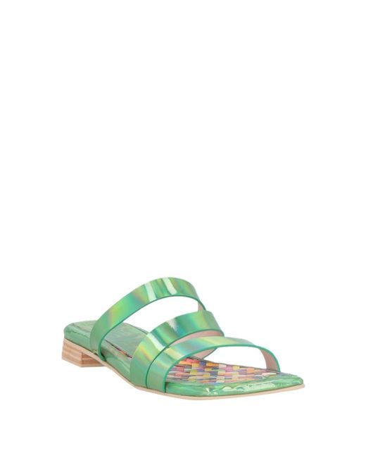 Ras Green Sandals