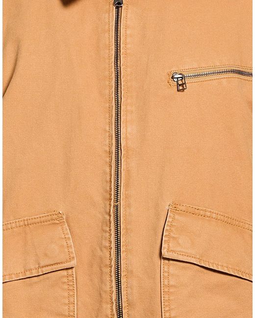 Timberland Natural Camel Jacket Cotton for men