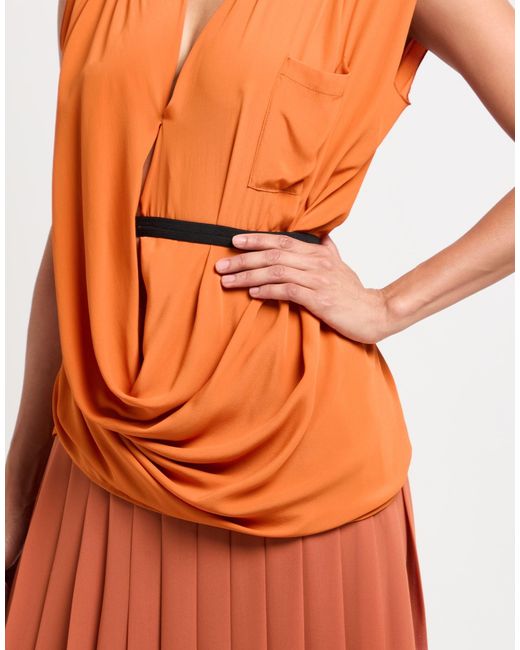 Hache Orange Tops