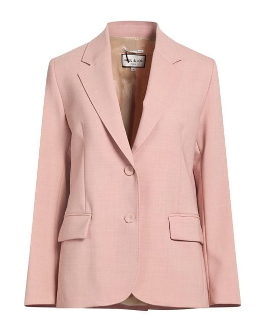 Paul & Joe Pink Blazer Virgin Wool, Elastane