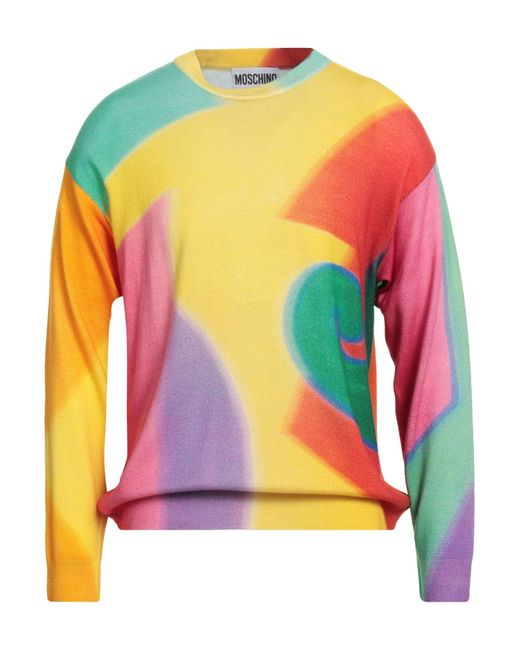 Moschino Yellow Jumper for men