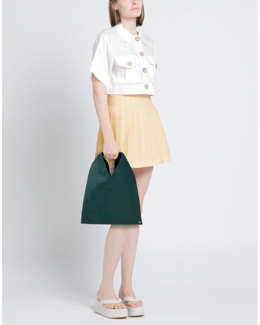MM6 by Maison Martin Margiela Green Handbag